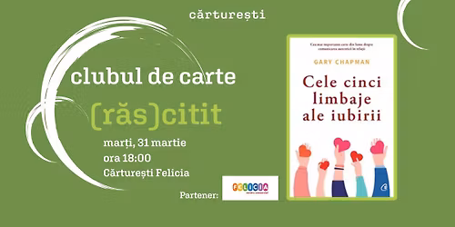Clubul de carte (r\u0103s)citit \ud83d\udcda | martie | Cele cinci limbaje ale iubirii, de Gary Chapman
