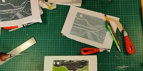 Linocut Printing - Create a Lake District Mountain Landscape - Day Workshop with Emily Brooks