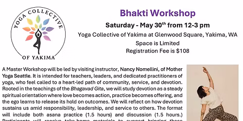 Yoga Workshop with Guest Teacher Nancy Nomellini (Registration Required) at YOCO