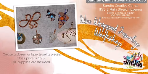 Wire Wrapped Jewelry Workshop