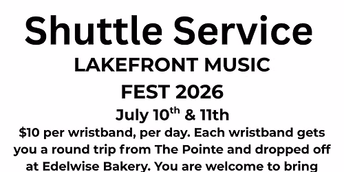 MUSICFEST SHUTTLE