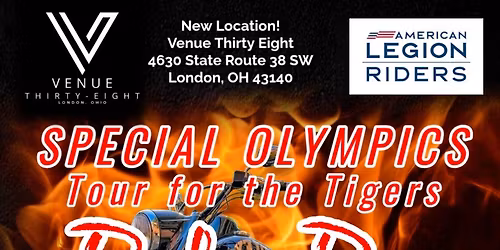 American Legion Riders Special Olympics Tour for the Tigers Poker Run