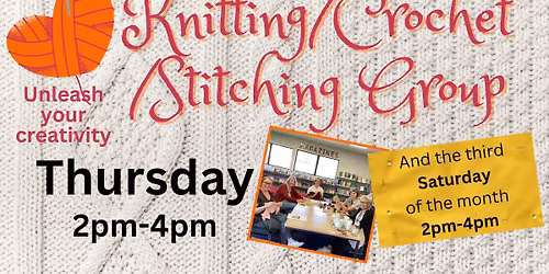 Knitting\/ Crochet\/ Stitching Group 