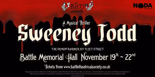BatTS Presents: Sweeney Todd - The Demon Barber of Fleet Street