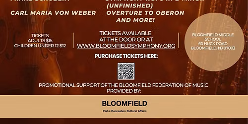 Bloomfield Symphony Orchestra Season Finale Concert Unfinished . . . ?