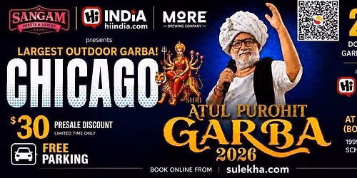 Atul Purohit Largest Outdoor Garba in Chicago