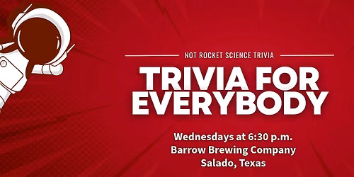 Not Rocket Science Trivia at Barrow