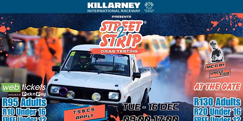 LEARN FROM THE BEST AT STREET2STRIP & DRAGS TESTING!