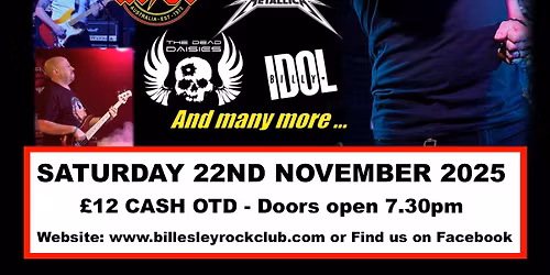 Big Guns - Hard Rock & Metal Covers - live at BRC - \u00a312 OTD