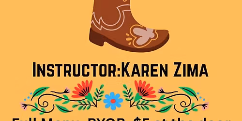 Line Dance El Vaqueros Mexican Restaurant