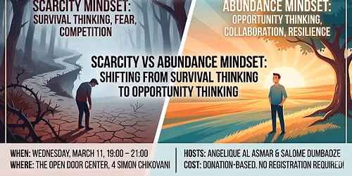\ud83c\udf43\ud83c\udf3f Free Psychology Workshop: Scarcity vs Abundance Mindset
