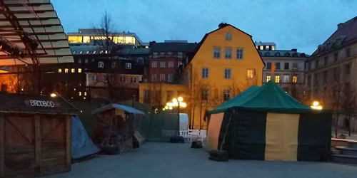 Marknad med tema vikinga- och medeltid i Kungsan