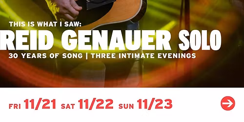 Reid Genauer Solo performance at StageOne at FTC Fairfield Theatre Company at FTC Fairfield Theatre Company