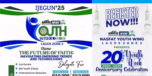 NASFAT LAGOS ZONE 2 YOUTH WEEK 2025