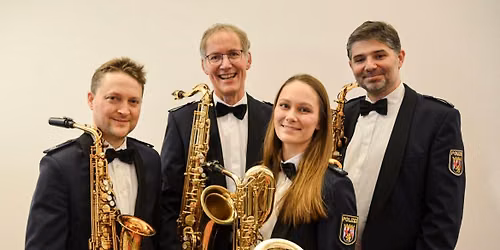 Benefizkonzert mit dem erweiterten Saxophonquartett des Landespolizeiorchesters Mainz
