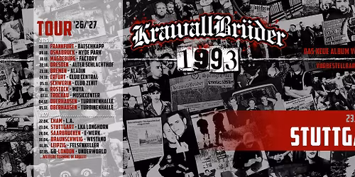 KrawallBr\u00fcder \/\/ "1993" Tour \/\/ Stuttgart LKA Longhorn