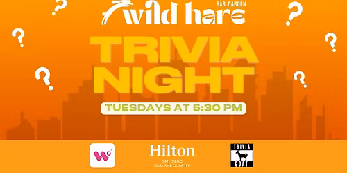TRIVIA NIGHT | WILD HARE BAR GARDEN