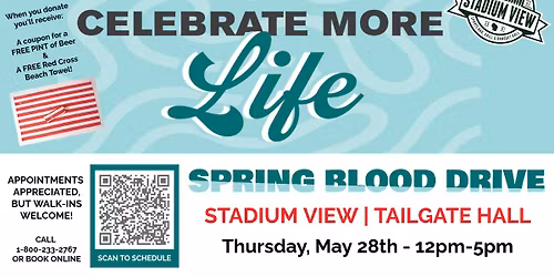 Spring Blood Drive @ Stadium View!