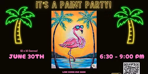 Flamingo Frolic Paint Night