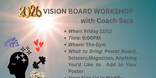 Vision Board Workshop with Coach Sara