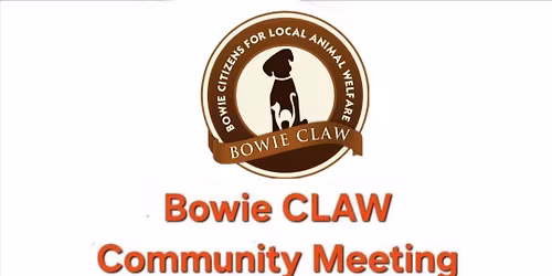 Bowie CLAW Community Meeting 