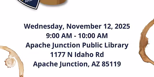 Coffee With a Cop - AJ Library