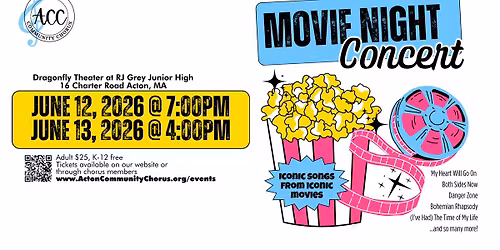 Acton Community Chorus Spring Movie Night Concert