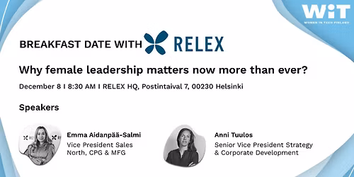 WiT x RELEX Breakfast Date: Why female leadership matters now more than ever?