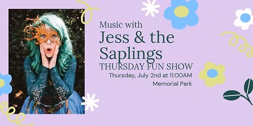 Thursday Fun Show: Music with Jess & the Saplings
