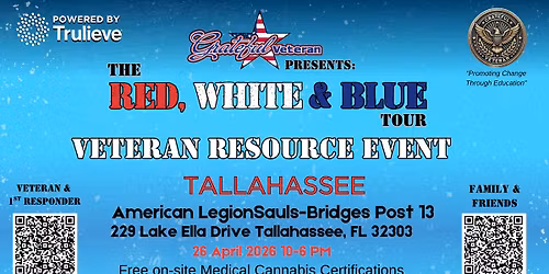 Red, White & Blue Tour \u2013Tallahassee | FREE Doctor Visits for Veterans & First Responders