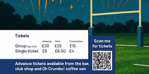 Camelot Rugby Club Fireworks 