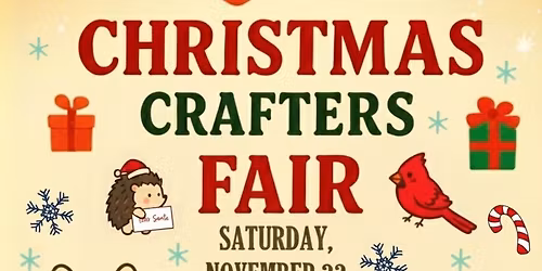 Christmas Crafters Fair - Saturday November 22 at the Royal Canadian Legion (10AM-4PM)