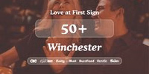 50+ Singles Night @ Turtle Bay Winchester| Love at First Sign