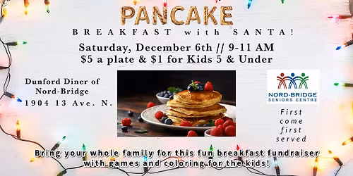 Pancake Breakfast with Santa!