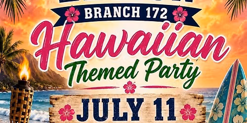 Hawaiian Themed Party