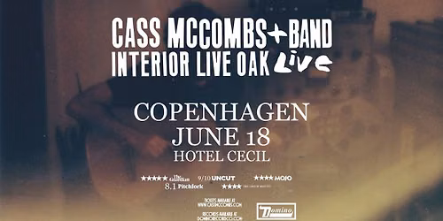 Cass McCombs (US) + support: Devon Williams | Hotel Cecil, K\u00f8benhavn