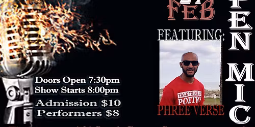 First Amendment Goldsboro - Open Mic ft Phree Verse