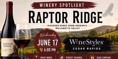 Winery Spotlight: Raptor Ridge from Oregon