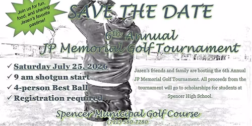 6th Annual JP Memorial Golf Tournament