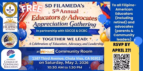 5th Annual Educators and Advocates' Appreciation Gathering
