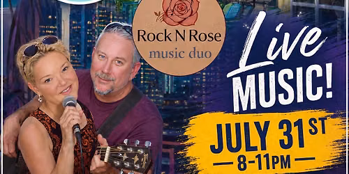 ROCK N ROSE Duo at MARGARITAVILLE\u2019S | LAH DE DAH Beach Bar & Grill