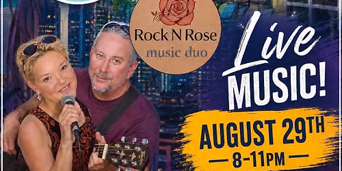 ROCK N ROSE Duo at MARGARITAVILLE\u2019S | LAH DE DAH Beach Bar & Grill