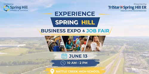 Experience Spring Hill Business Expo & Job Fair