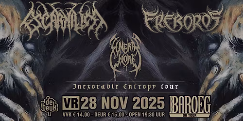 Baroeg On Tour @ De Beuk: Escarnium + Funeral Whore + Ereboros