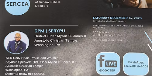 SERCEA & SERYPU December Fellowship Service!