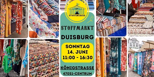 Stoffmarkt Duisburg "Stoffencircus" — Duisburg Königstrasse