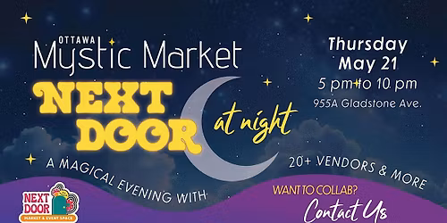 Ottawa Mystic Market at night