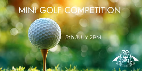 The annual BATS mini golf competition