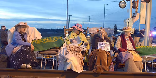 Blue Line Extension Rail Sit-In