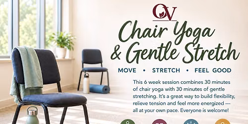 Chair Yoga & Gentle Stretch - 6 Week Session
